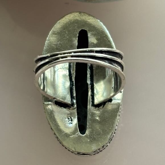 925 Sterling Asteroid Ring Size 8 - Picture 6 of 6